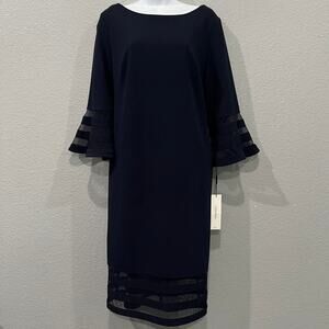Calvin klein dark blue dress